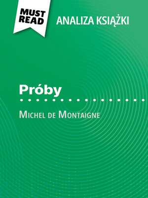 cover image of Próby książka Michel de Montaigne (Analiza książki)